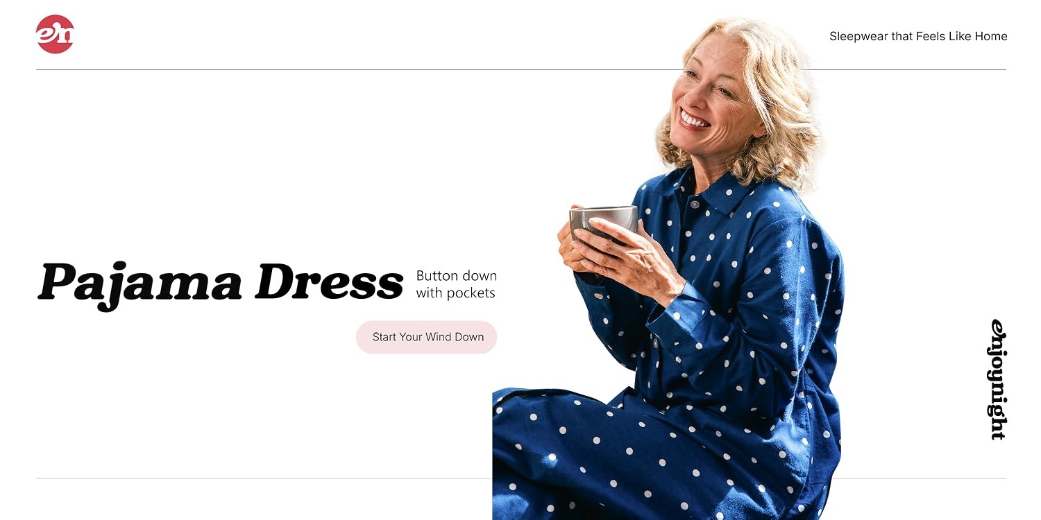 ENJOYNIGHT STORE ENJOYNIGHT Pajamas & Sleepwear for Cozy Nights and Relaxed Days at Home ENJOYNIGHT STORE