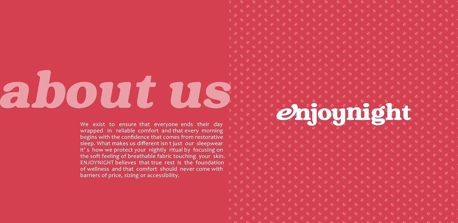 ENJOYNIGHT STORE ENJOYNIGHT Pajamas & Sleepwear for Cozy Nights and Relaxed Days at Home ENJOYNIGHT STORE